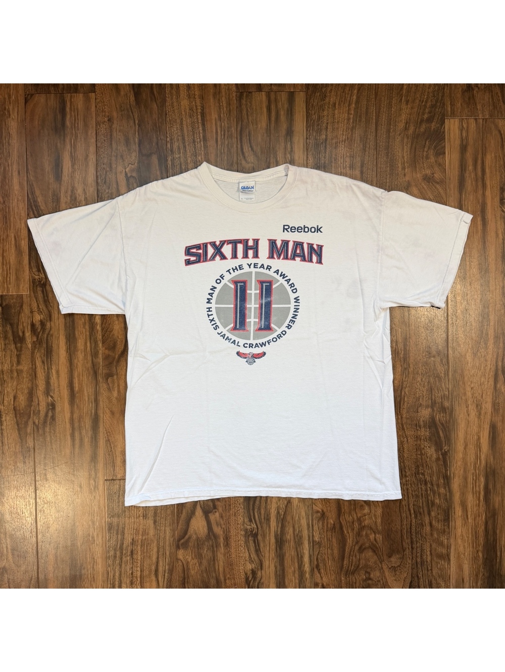 Vintage Jamal Crawford Sixth Man Award T Shirt XL Atlanta Hawks NBA